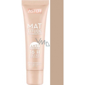Astor Mattitude Foundation Anti Shine 16h Shine Control make-up 091 Light Ivory 30 ml