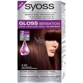 Syoss Gloss Sensation Šetrná barva na vlasy bez amoniaku 4-82 Chili čokoláda 115 ml