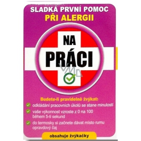 Nekupto Sladká první pomoc, Ovocné žvýkačky při alergii Na práci 10 kusů