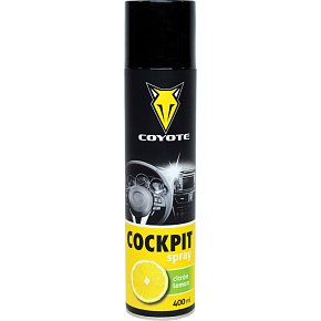 Coyote Cockpit sprej citron na čištění interiéru, 400 ml Coyote Cockpit sprej citron na čištění interiéru, 400 ml