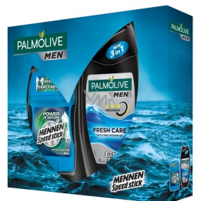 Palmolive Men Námořník Fresh Care 3v1 sprchový gel na tělo, tvář a vlasy pro muže 250 ml + Mennen Speed Stick Power of Nature Avalanche deodorant stick pro muže 60 g, kosmetická sada