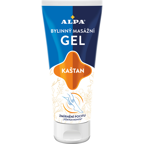 Alpa Kaštan bylinný masážní gel, 100 ml