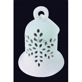 Zvonek z porcelánu blikací LED, 12 cm