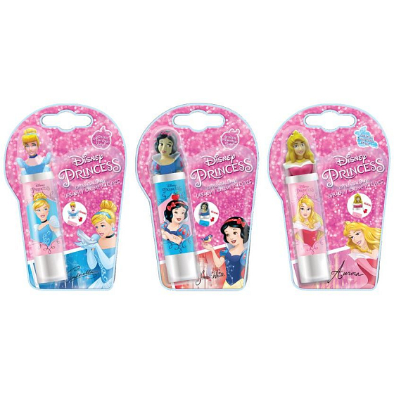 Disney Princess 3D balzám na rty pro děti 4,8 g