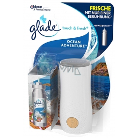 Glade Touch & Fresh Ocean Adventure osvěžovač vzduchu strojek + měnitelná náplň s vůní oceánu 10 ml