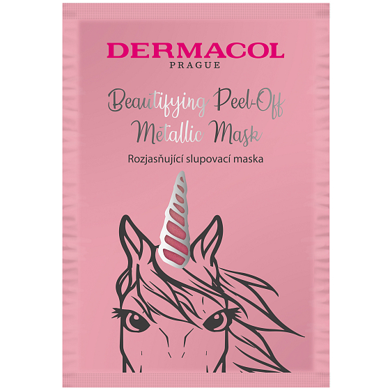 Dermacol Brightening Peel-Off rozjasňující slupovací pleťová maska 15 ml