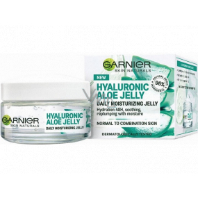 Garnier Skin Naturals Hyaluronic Aloe Jelly 3v1 denní hydratační krém s gelovou texturou pro normální až smíšenou pleť 50 ml