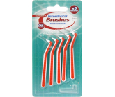 Claradent Interdental Brushes mezizubní kartáčky 0,4 mm oranžové 5 kusů