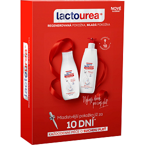 Lactovit Lactourea dárková kazeta, sprchový gel 500 ml + tělové mléko 400 ml Lactovit Lactourea dárková kazeta, sprchový gel 500 ml + tělové mléko 400 ml