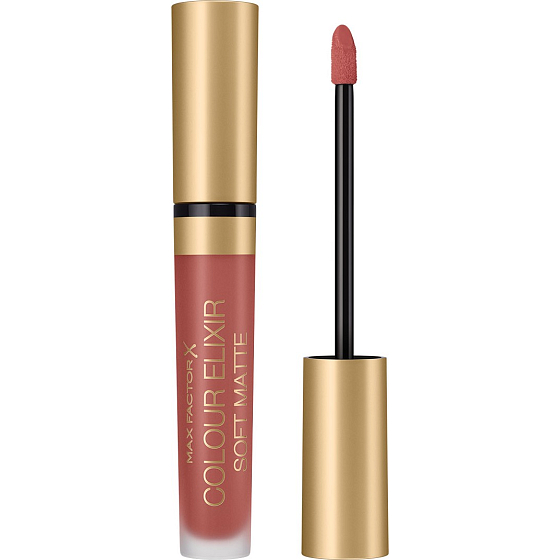 Max Factor Colour Elixir Soft Matte dlouhotrvající matná tekutá rtěnka 010 Muted Russet 4 ml