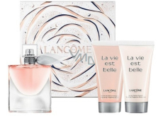 Lancome La Vie Est Belle parfémovaná voda 50 ml + tělové mléko 50 ml + sprchový gel 50 ml, dárková sada pro ženy