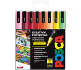 Posca Univerzální sada akrylátových popisovačů 0,9 - 1,3 mm Summer mix teplých tónů 8 kusů PC-3M