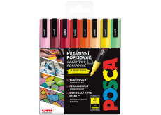 Posca Univerzální sada akrylátových popisovačů 0,9 - 1,3 mm Summer mix teplých tónů 8 kusů PC-3M