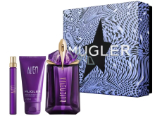 Thierry Mugler Alien parfémovaná voda pro ženy 60 ml + parfémovaná voda 10 ml miniatura + tělové mléko 50 ml, dárková sada pro ženy