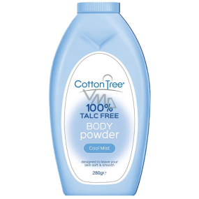 Cotton Tree Cool Mist tělový pudr bez mastku 280 g