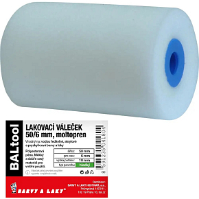 BARVY A LAKY HOSTIVAŘ Moltopren váleček na malování pro držák 6 mm, 55 mm