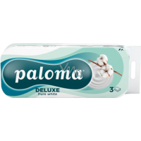 Paloma 3vrstvý toaletní papír Pure White, 10 rolí