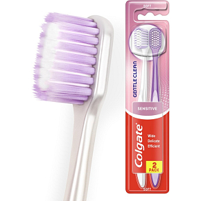 Colgate Gentle Clean Sensitive zubní kartáček 2-pack Colgate Gentle Clean Sensitive zubní kartáček 2-pack