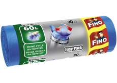 Fino Easy Pack Sáčky do odpadkového koše, 20 µm, 60 litrů, 60 x 67 cm, 20 kusů