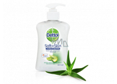 Dettol Aloe Vera a vitamin E hydratační antibakteriální mýdlo dávkovač 250 ml