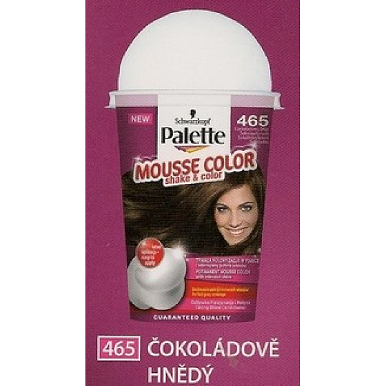 Schwarzkopf Palette Mousse Color Shake and color barva na vlasy 465 Čokoládově hnědý