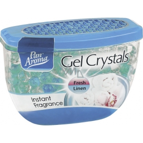 Pan Aroma Gel Crystals Fresh Linen gelový osvěžovač vzduchu 150 g