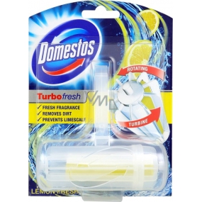 Domestos Turbo Fresh Lemon Fresh Wc blok rotační tuhý 32 g