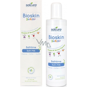 Salcura Bioskin Junior Bathtime Bath Milk mléko do koupele pro děti od 3 měsíců 300 ml