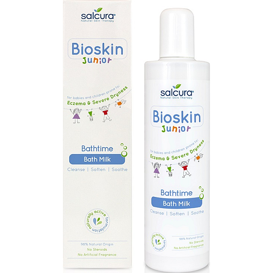 Salcura Bioskin Junior Bathtime Bath Milk mléko do koupele pro děti od 3 měsíců 300 ml