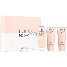 Calvin Klein Eternity Now parfémovaná voda 100 ml + tělové mléko 100 ml + sprchový gel 100 ml, dárková sada