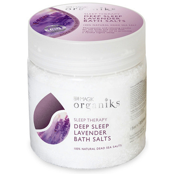Spa Magik Organická řada Levandulová sůl do koupele Spánková terapie 550 g