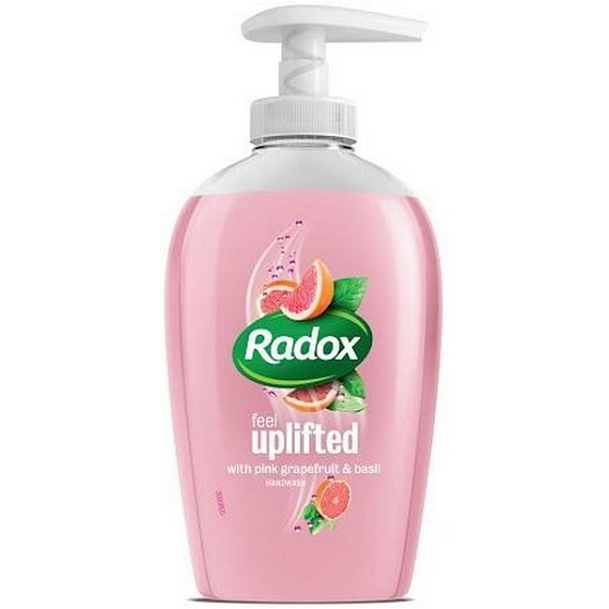 Radox Feel Uplifted Pink grapefruit & Basil tekuté mýdlo dávkovač 250 ml