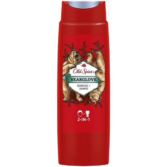 Old Spice BearGlove 2v1 sprchový gel a šampon pro muže 250 ml