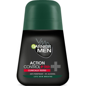 Garnier Men Mineral Action Control + Clinically Tested kuličkový antiperspirant deodorant roll-on pro muže 50 ml