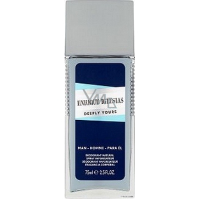Enrique Iglesias Deeply Yours Man parfémovaný deodorant sklo pro muže 75 ml Tester