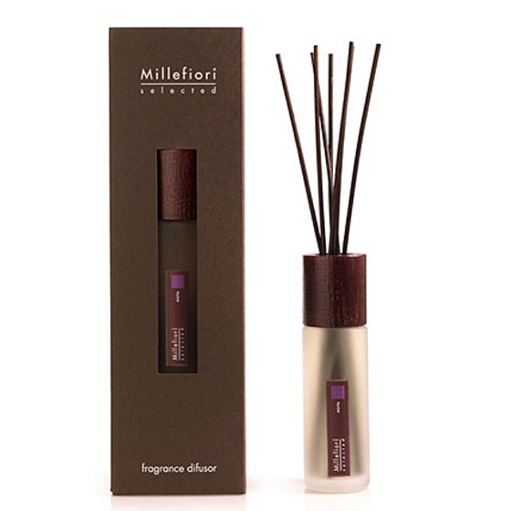 Millefiori Milano Selected Mirto - Myrta Difuzér 350 ml + 7 stébel v délce 45 cm do středně velkých prostor vydrží 3 měsíce