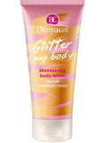 Dermacol Glitter My Body třpytivé hydratační tělové mléko 200 ml