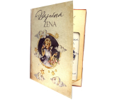 Bohemia Gifts Báječná žena Levandule sprchový gel 250 ml + Levandule olejová lázeň 250 ml, kniha kosmetická sada