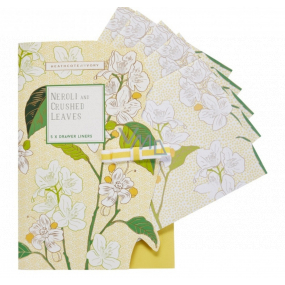 Heathcote & Ivory Neroli & Lime Leaves parfémovaný papír 5 archů
