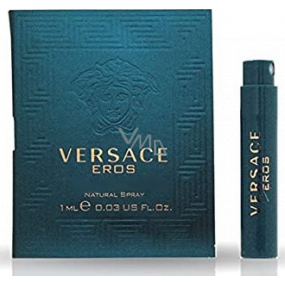 Versace Eros Eau de Parfum parfémovaná voda pro muže 1 ml s rozprašovačem, vialka