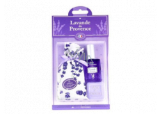 Esprit Provence Levandule pytlík s levandulí + toaletní mýdlo 25 g + toaletní voda miniatura 5 ml, kosmetická sada