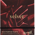 Barry M Velvet MultiPurpose Palette multifunkční paleta očních stínů, tvářenky, bronzeru a rozjasňovače 25 g