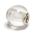 Křišťál přívěsek kulatý přírodní kámen 14 mm, otvor 4,2 mm 1 kus, kámen kamenů