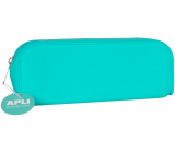 Apli Fluo Penál silikonový neonový tyrkysový 185 x 75 x 55 mm