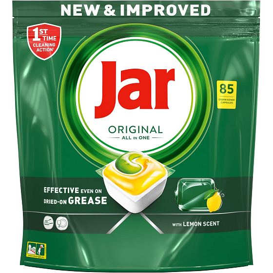 Jar Original All in One Lemon kapsle do myčky nádobí 85 kusů