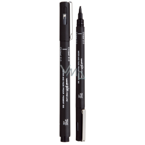 Uni Pin Liner se seříznutým hrotem voděodolný Černý CS2-200(S) 2 mm