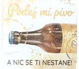 Albi Magnetka s ražbou Podej mi pivo a nic se ti nestane! 6,5 x 6,5 cm