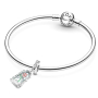 Charm Sterlingové stříbro 925 Disney Kráska a Zvíře Kouzelná růže, přívěsek na náramek