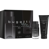 Bugatti Dynamic Move Black toaletní voda 100 ml + sprchový gel 200 mldárková sada pro muže