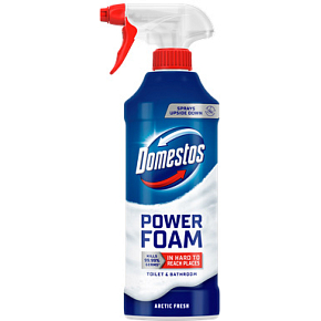 Domestos pěnový čistič toalet a koupelen Power Foam Arctic Fresh, 435 ml